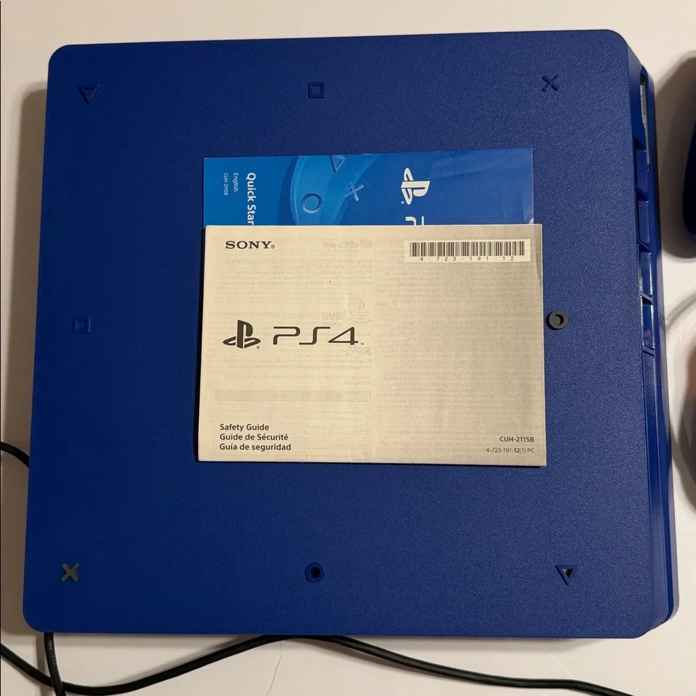 Sony PS4 Days of Play Limited Edition 1TB, Blue Console with Extra Controller